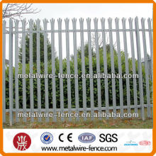 W and D Pale powder coated palisade fence